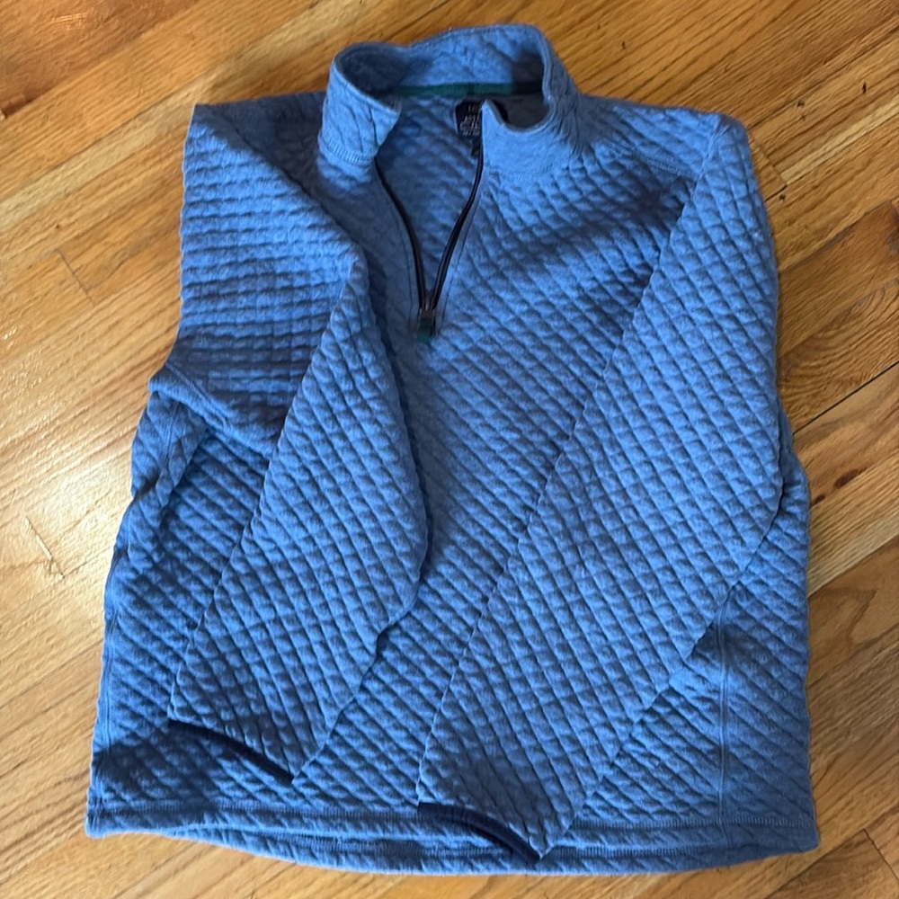 J. Crew quilted 1/4 zip